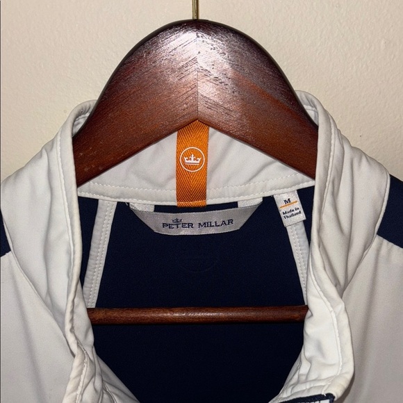 Peter Millar White and Navy Vest - Picture 2 of 5